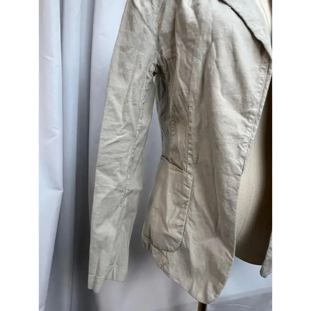 Frank & Eileen Dublin‎ Tailored Blazer Italian Performance Linen Cement XS